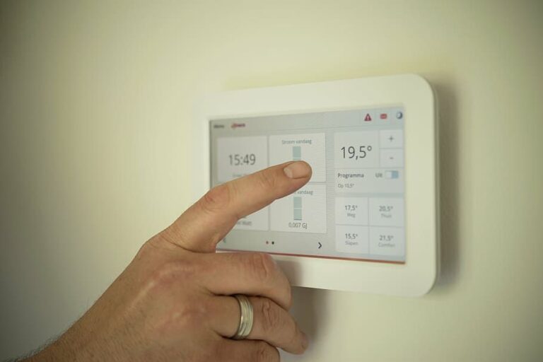 Foto de termostato inteligente