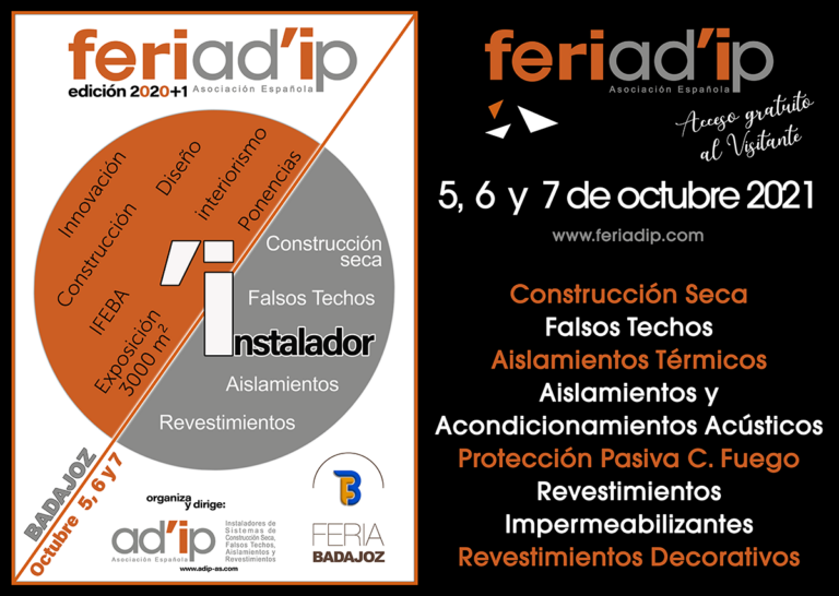 FERIAD’IP edición 2020+1 abre sus puertas al público el próximo martes 5 de octubre en IFEBA